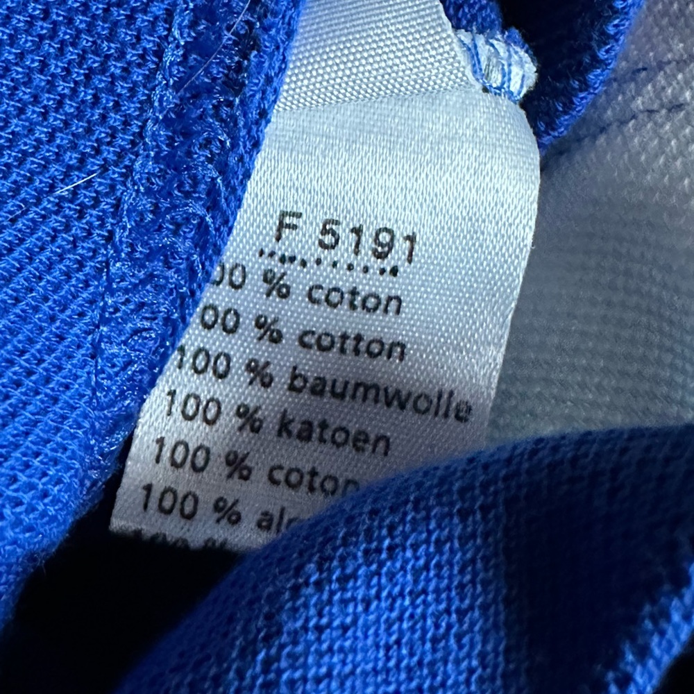 LACOSTE 🐊 Men’s All Cotton ‘Union Jack’ Pique Knit Shirt - Size EU6/US Large - Picture 9 of 12